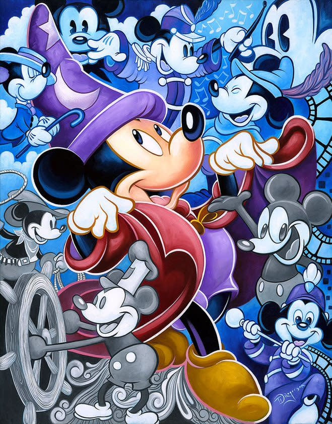 Celebrate The Mouse - Disney Treasure On Canvas